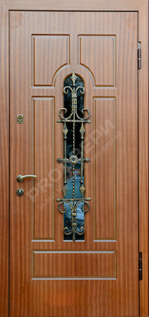 Фотография «Дверь с ковкой №19»